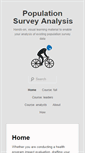 Mobile Screenshot of populationsurveyanalysis.com